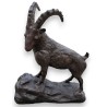Small ibex on a plinth, in bronze