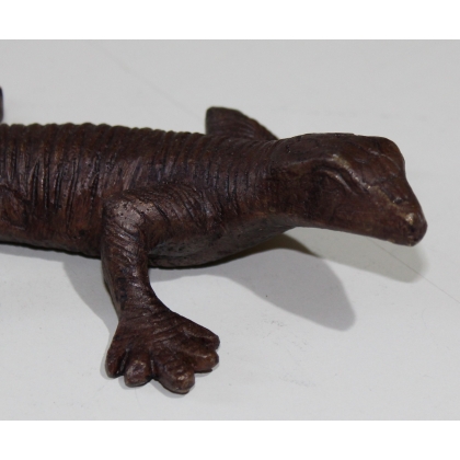 Lézard en bronze