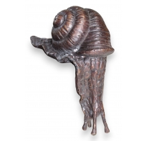 Escargot en bronze