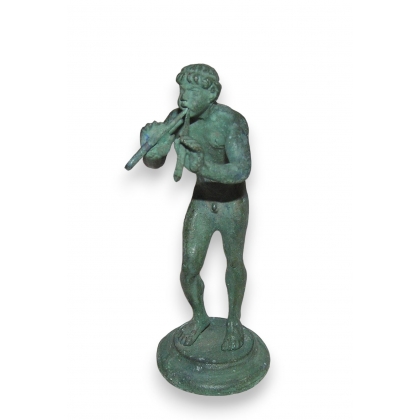 Sculpture \"Faune\", en bronze.