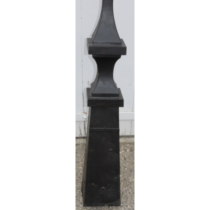 Girouette "Silhouette d'un laboureur" en fer