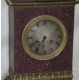 Empire mantel clock and two ur