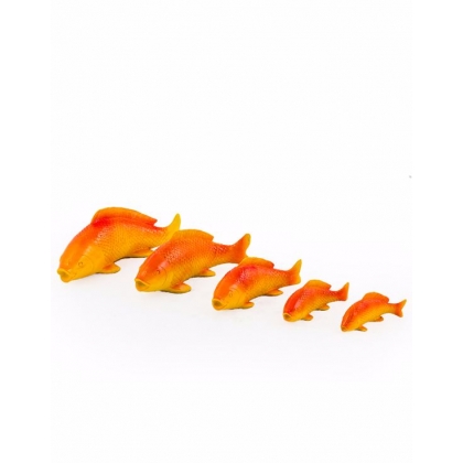 Lot de 5 poissons en résine