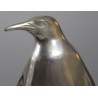 Bronze argenté \"Pingouin et son petit\"
