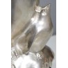 Bronze argenté \"Pingouin et son petit\"