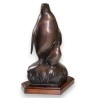 Bronze \"Pingouin et son petit\"