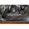 Bronze \"Pingouin et son petit\"