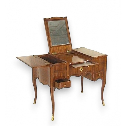 Louis XV dressing table, inlai
