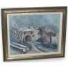 Paintings | Painting entitled ‘Houses and Trees’ by BONTOGNIALI 88 Moinat SA  – Antiques and home décor