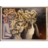 Tableau \"Les Trois Soeurs\" signé D. HOFFER