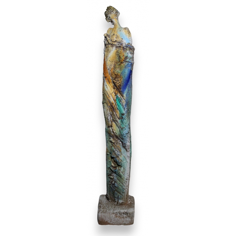 Sculpture \"Femme\" signée Michel WOHLFAHRT