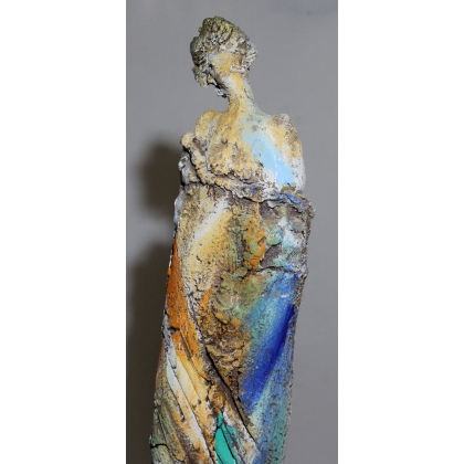 Sculpture \"Femme\" signée Michel WOHLFAHRT