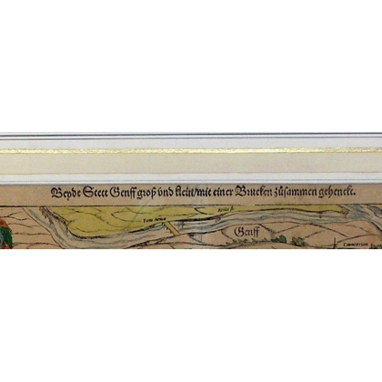 Engraving entitled ‘Geneva’ by Moinat SA – Antiques and decorative items – Engravings, lithographs