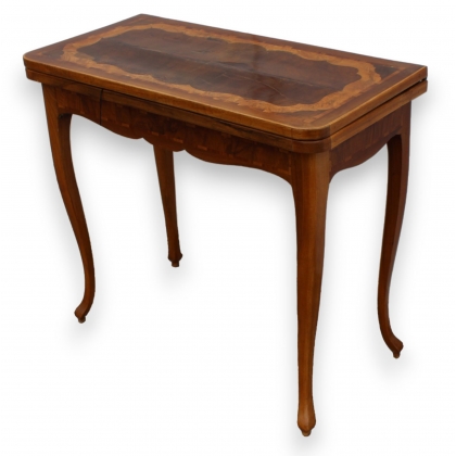  Table à jeux Louis X marquetée. sur  Moinat SA  - Antiquités décoration