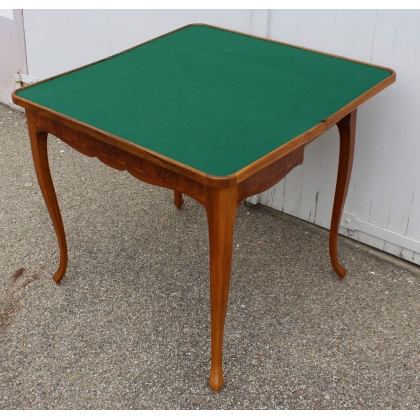  Table à jeux Louis X marquetée. sur  Moinat SA  - Antiquités décoration