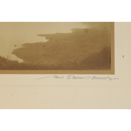 Photographie "Soir sur Caux" signée STEINER