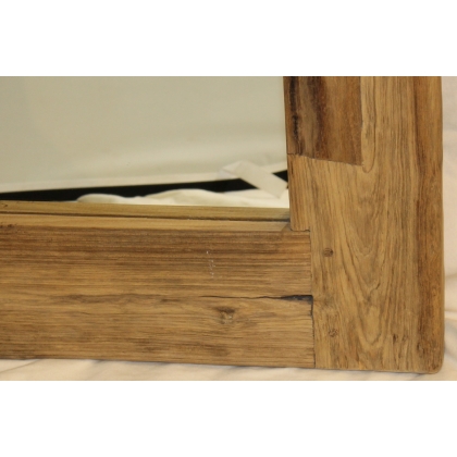 Miroir carré en bois flotté
