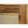 Miroir carré en bois flotté