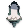 Enamelled cast aluminium fountain