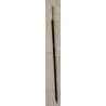 Canne avec pommeau argenté gravé arabesque