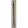 Walking stick with a silver Great Dane knob