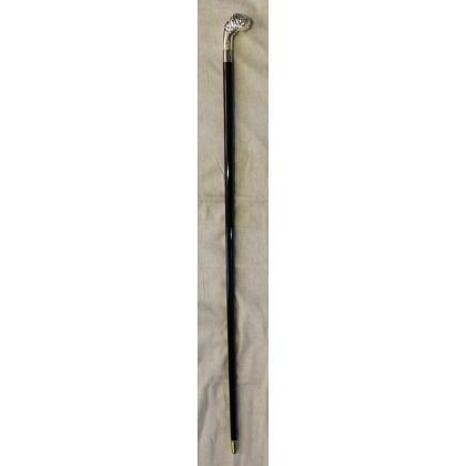 Walking stick with a silver Bulldog knob