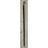 Walking stick with a silver poodle knob