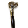 Walking stick with a silver Labrador knob