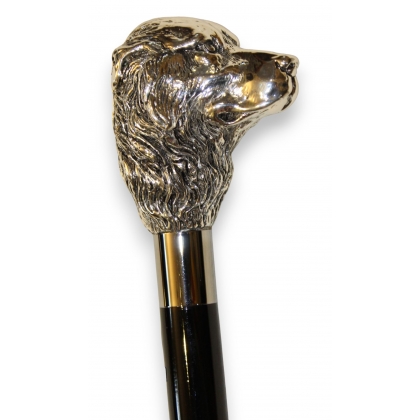 Walking stick with a silver Maremma Shepherd’s head knob
