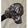Walking stick with a silver Maremma Shepherd’s head knob