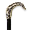Walking stick with a silver fish-shaped knob