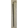 Walking stick with a silver fish-shaped knob
