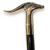 Walking stick with a silver antelope-shaped knob