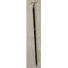Walking stick with a silver antelope-shaped knob