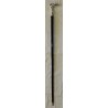 Walking stick with a silver dolphin-shaped knob
