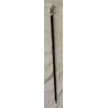 Walking stick with a silver cat-shaped knob