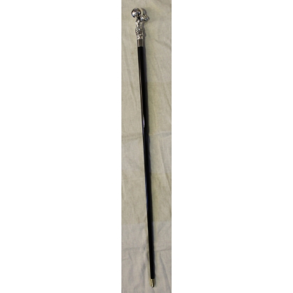 Walking stick with a silver Atlas knob