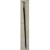 Walking stick with a silver Atlas knob