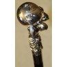 Walking stick with a silver Atlas knob