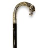 Walking stick with a silver Fleur-de-lis knob