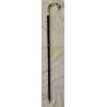 Walking stick with a silver Fleur-de-lis knob