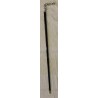 Walking stick with a silver openwork ‘Liberty’ handle