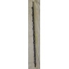 Canne zébrée avec pommeau argenté gravé