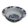 Coupe en porcelaine bleu-blanc décor personnages