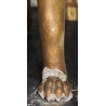 Lion italien en bois sculpté doré