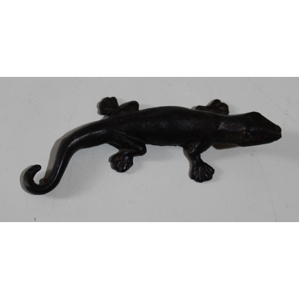 Gecko en bronze