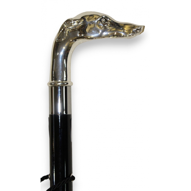‘Levrette’ silver-coloured shoehorn