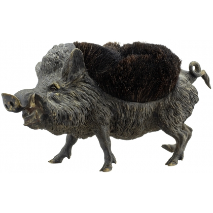 Bronze de Vienne éssuie-plume \"Sanglier\"