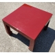 Table basse en laque rouge