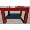  Table basse en laque rouge sur  Moinat SA  - Antiquités décoration